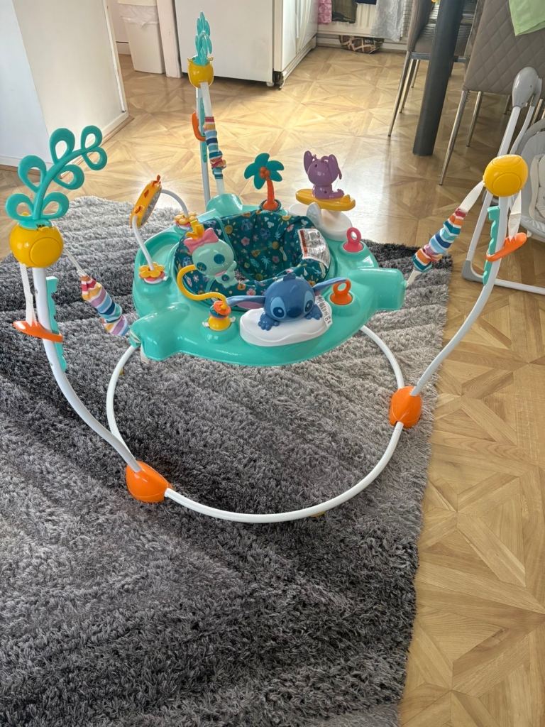 Baby Activity Jumper with Disney Stitch Theme – As Good As New
