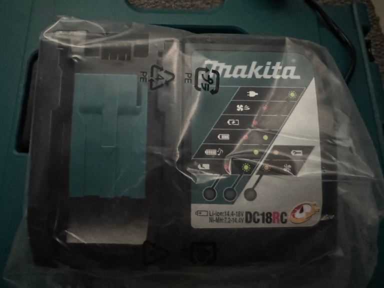 Makita DLX2131TJ 18V LXT Combi Drill & Impact Driver Twin Kit with 2x 5.0Ah Batteries