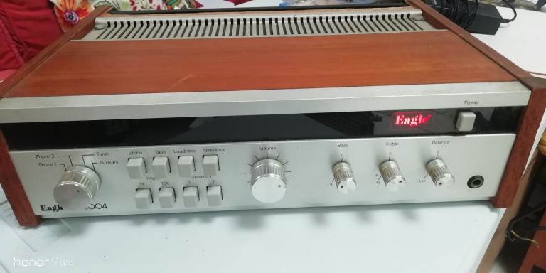 Eagle a2004 vintage amplifier. Made in Japan. 2 photo inputs. 