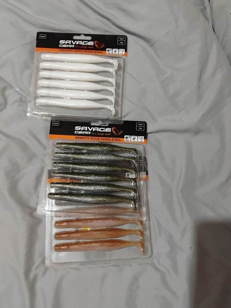 Savage gear gravity stick paddle tails