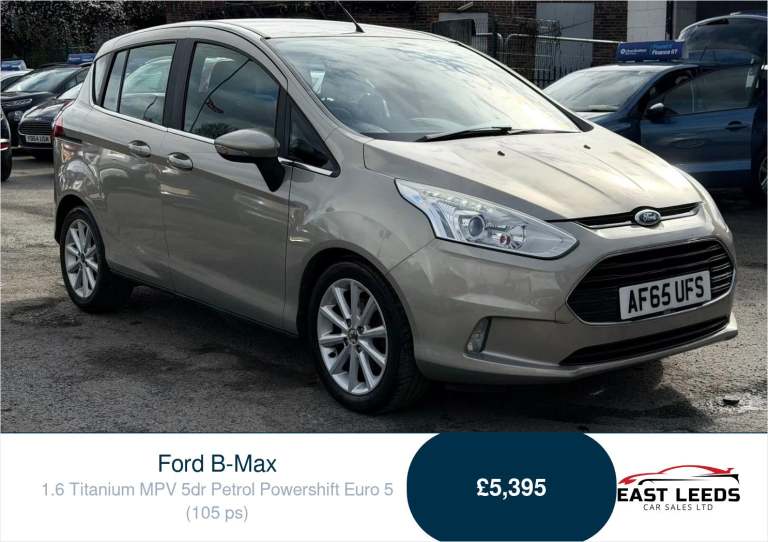 2015 Ford B-MAX 1.6 Titanium MPV 5dr Petrol Powershift Euro 5 (105 ps) MPV Petrol Automatic
