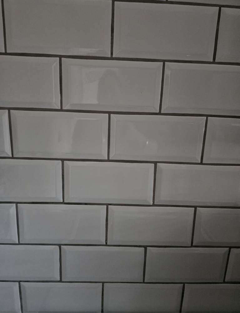 New White Ceramic Metro Wall Tiles - Box of 50