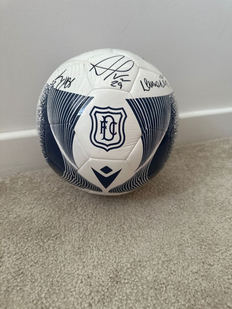 Signed Dundee football