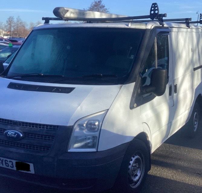 2013 Ford Transit SWB Low Roof  2.2 TDCI Crew cab Roof Rack NO VAT TO PAY  FULL MOT