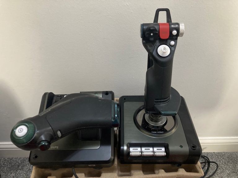 Logitech X52 Pro Flight Control System - Good Condition