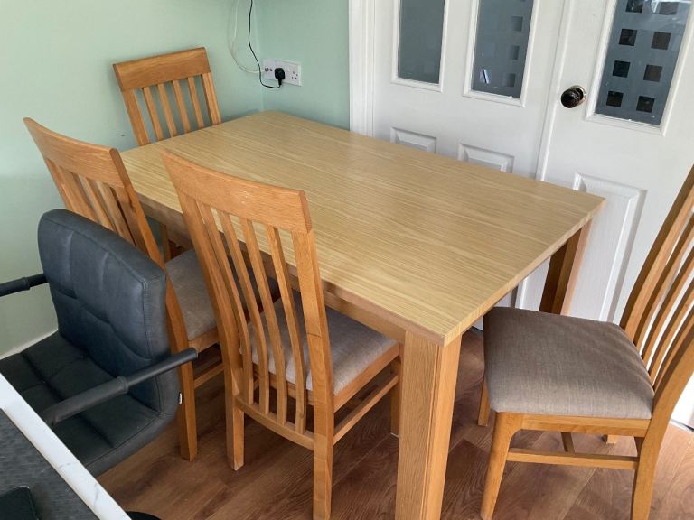 Dining table and chairs for sale