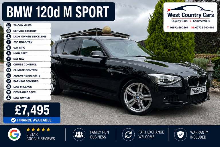 2014 BMW 1 Series 120d M Sport 5dr HATCHBACK Diesel Manual