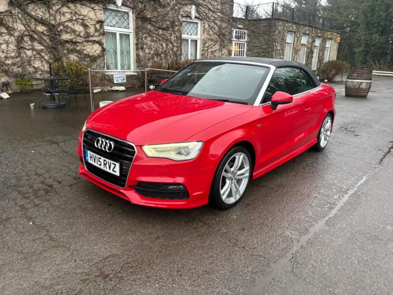 2015 Audi A3 Cabriolet 2.0 TDI S line Convertible 2dr Diesel Manual Euro 6