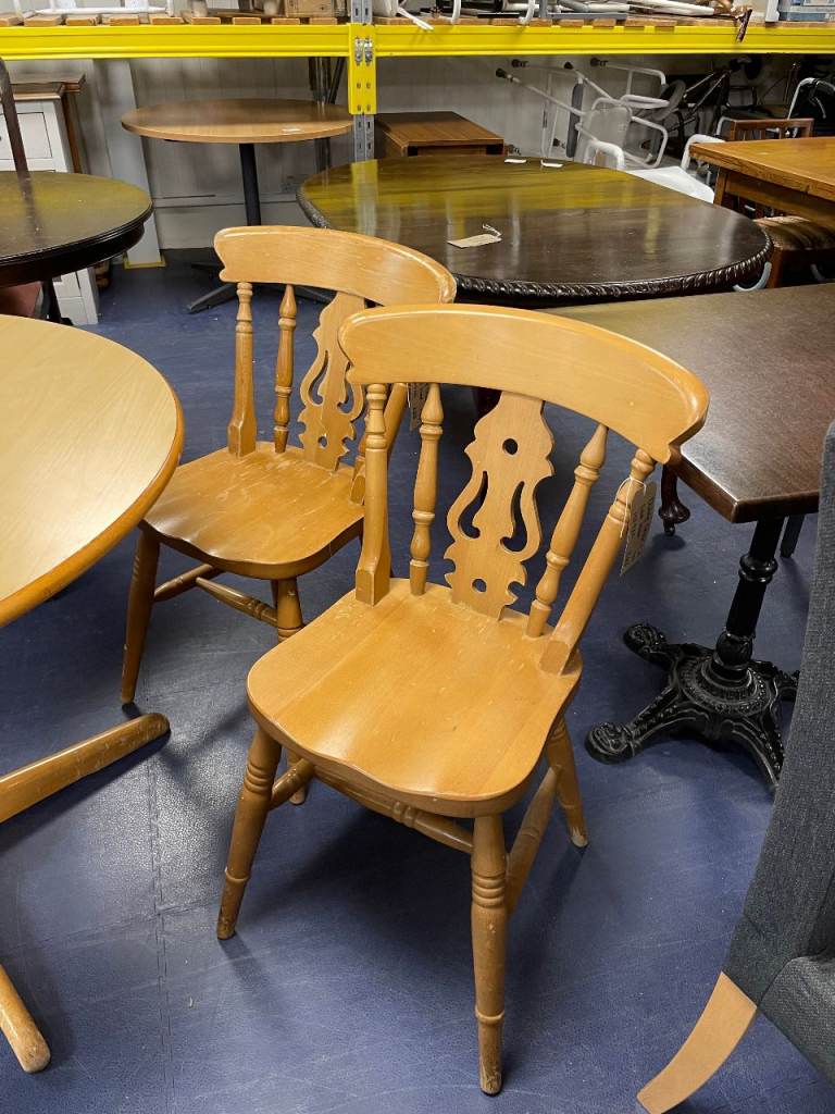 Country Style Dining Chair x2 Set TCL Reuse 101930