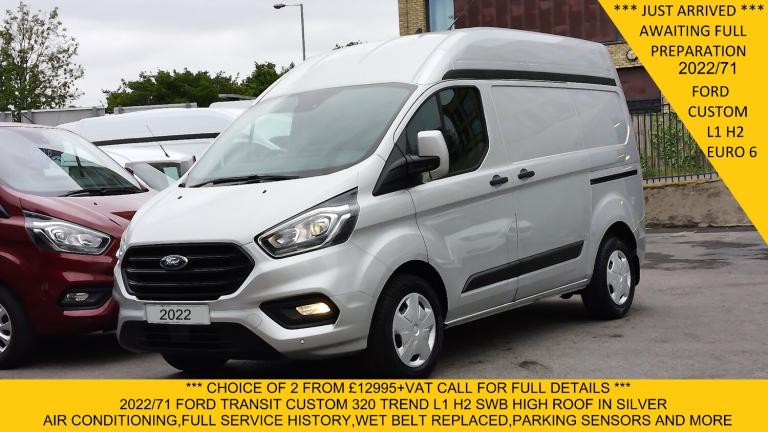 image for 2022 Ford Transit Custom 2.0 EcoBlue 105ps High Roof Trend Van PANEL VAN DIESEL Manual