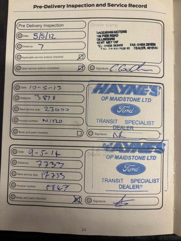 2012 Ford Transit Low Roof Van Trend TDCi 125ps PANEL VAN DIESEL Manual