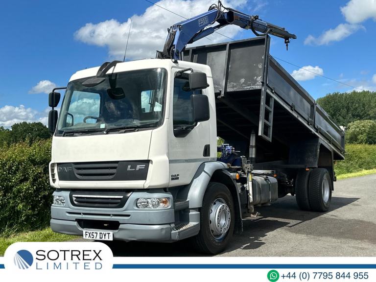 DAF TRUCKS LF55 220 4 X 2 Dropside Tipper with Crane