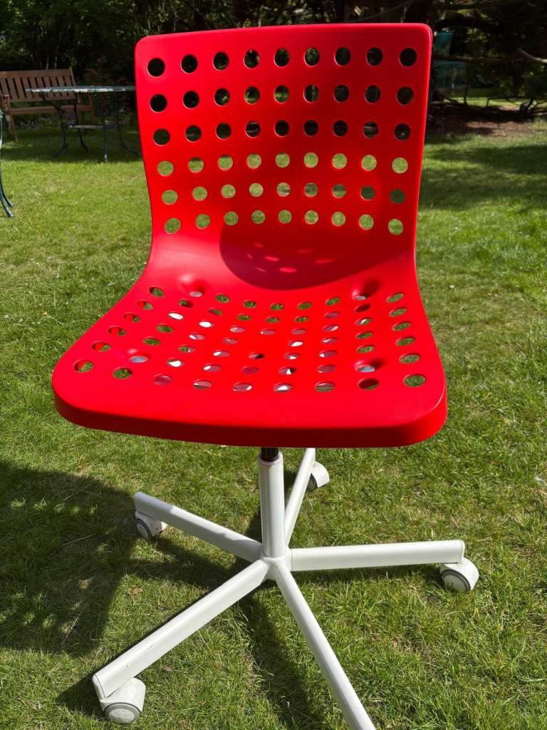IKEA red office/ desk chair