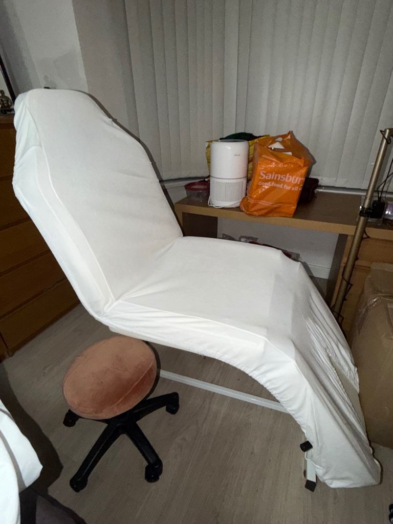 Fully Adjustable Salon Chair and Stool