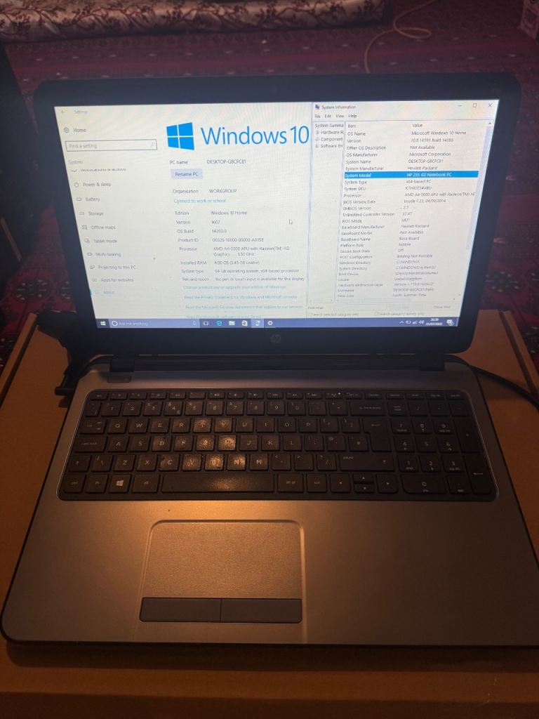 HP 255 G3 NOTEBOOK PC - 4GB RAM - 500GB MEMORY £50