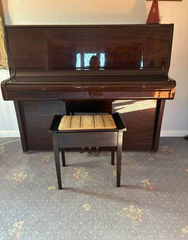 Welmar 120 *1 yr warranty* *practice pedal* in cherry Rosewood c1992 ...