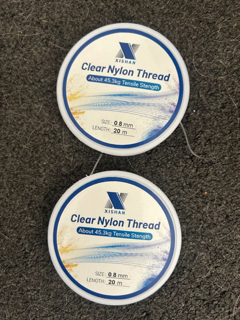 XISHAN Clear Nylon Fishing Line 0.8mm x 20m – New