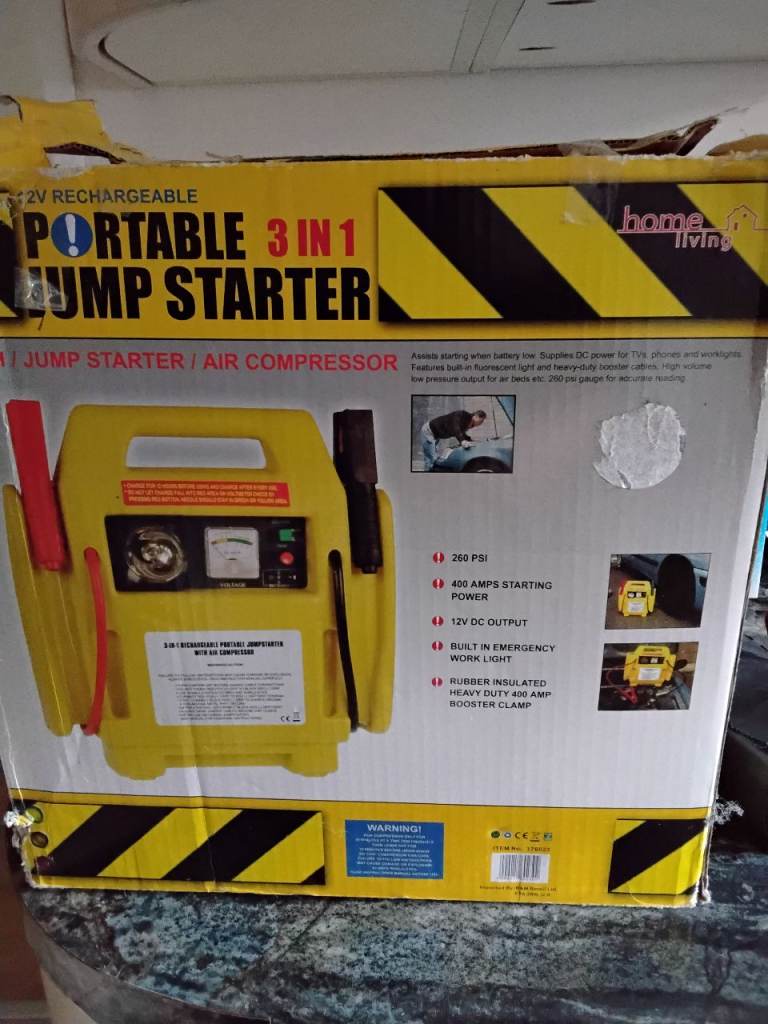 Car 3 in 1 jump starter