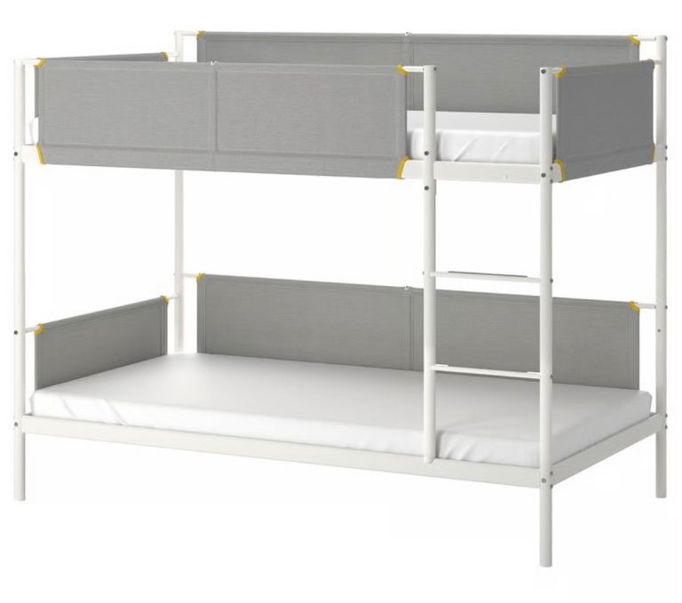 Kids Ikea Vivtal metal bunk bed (open to offers)