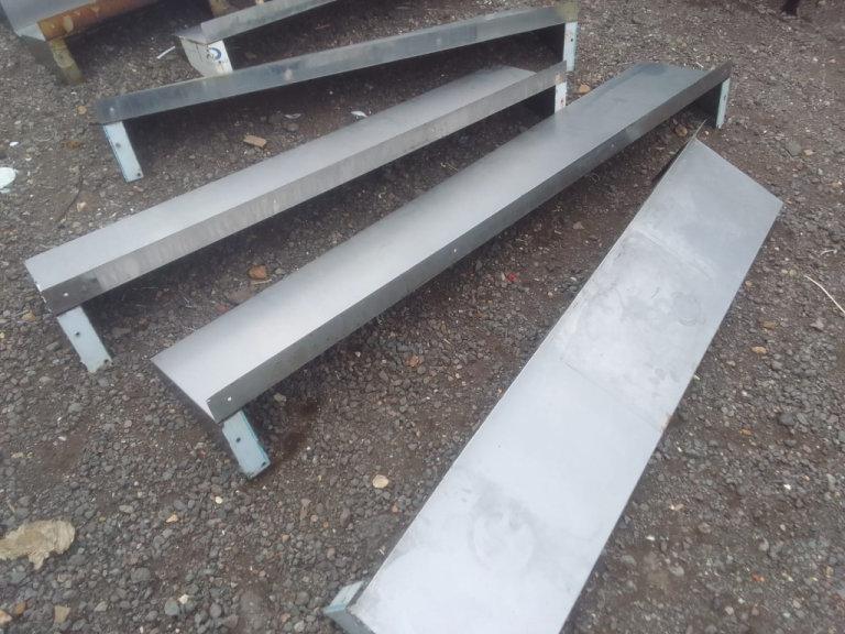 Catering equipment commercial stainless Steel shelves racking  trailer restaurant kitchen items 