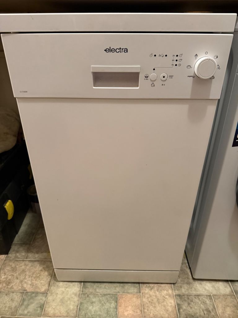 CT1745W Electra slimline Dishwasher used once 