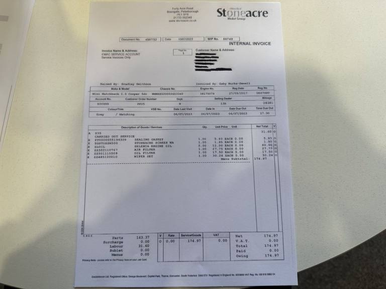 2017 MINI Hatch 1.5 Cooper Hatchback 5dr Petrol Manual Euro 6 (s/s) (136 ps) Hatchback Petrol Manual