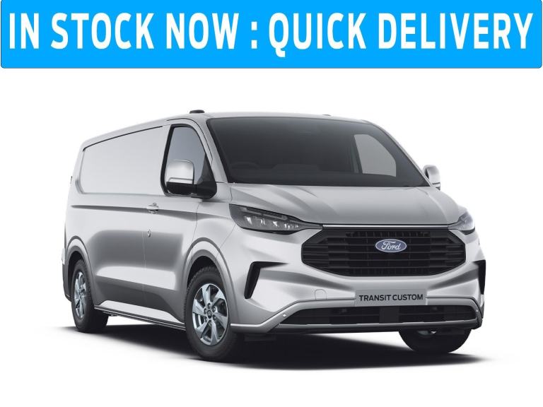 BRAND NEW Ford Transit Custom 320L2 H1 Limited 2.0L 136PS 6 Spd Moondust Silver