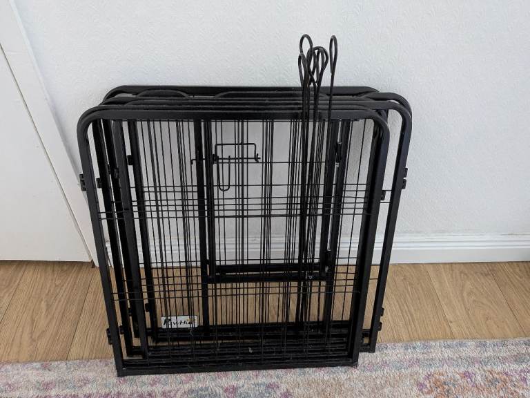 6 Panel Dog Pen with Door - Indoor/Outdoor
