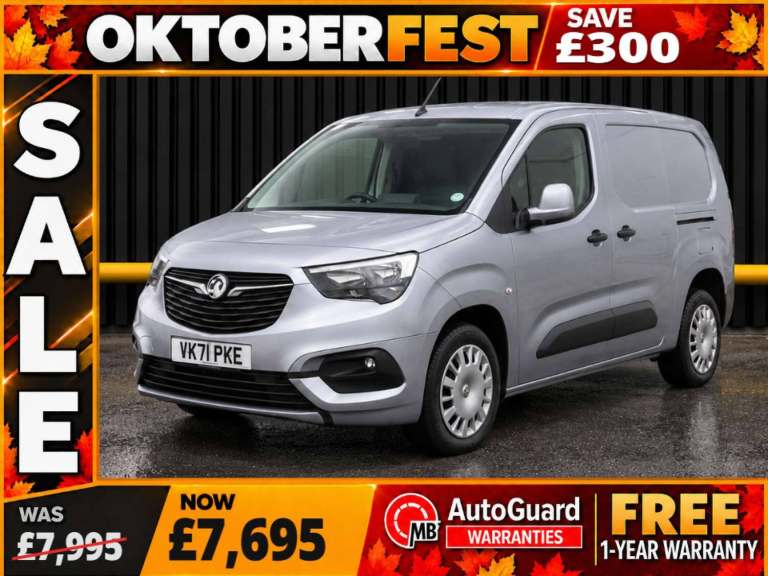 2021 Vauxhall Combo 1.5 Turbo D 2300 Sportive Panel Van 4dr Diesel Manual L2 H1 Euro 6 (100 ps) P...