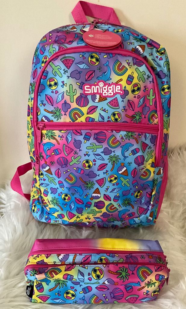 Smiggle 2-1 school backpack 