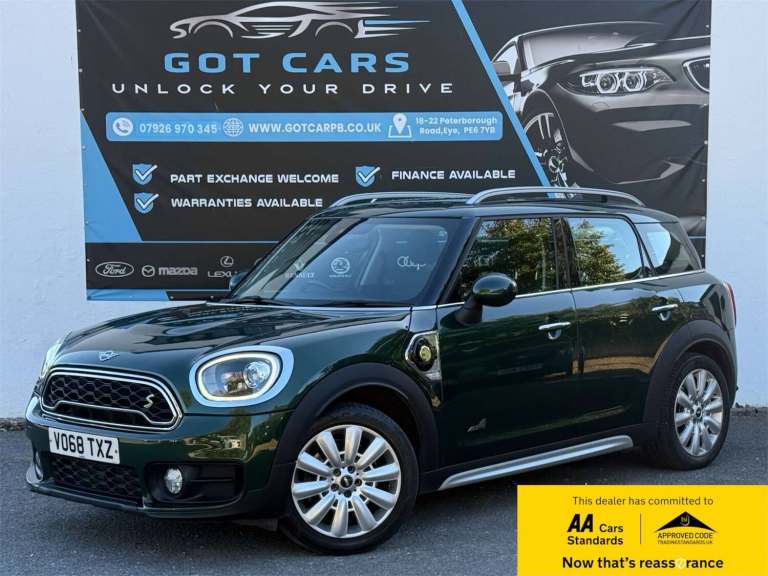 2018 MINI Countryman 1.5 Cooper S E ALL4 PHEV 5dr Auto HATCHBACK PETROL/ELECTRIC Automatic