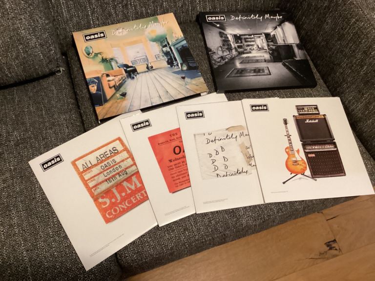 Oasis Definitely Maybe 4 X LP 30th Anniversary LP records set