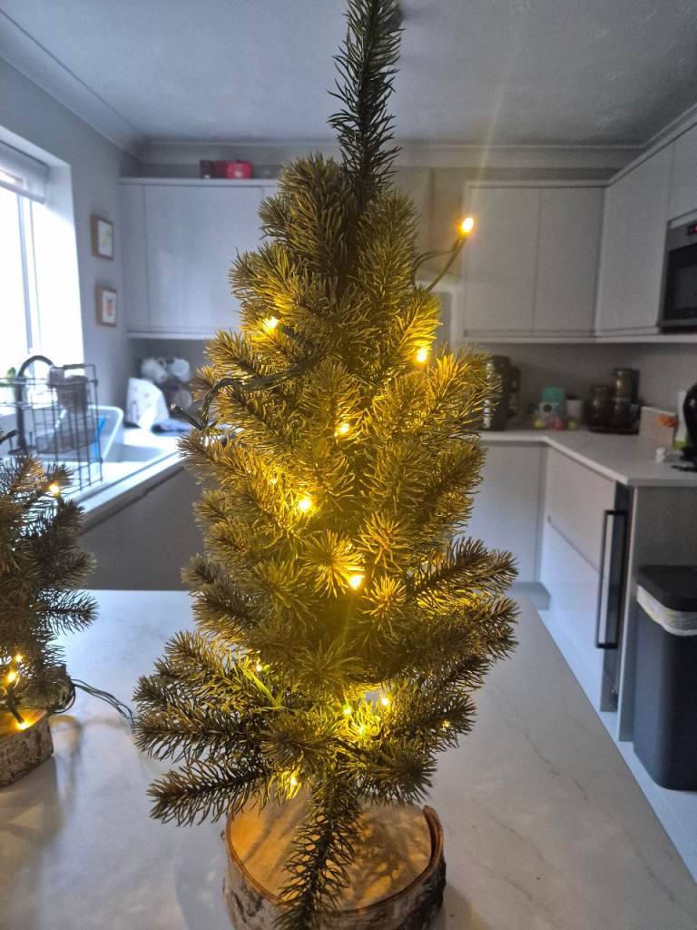 Mini Pre-Lit Christmas Tree 