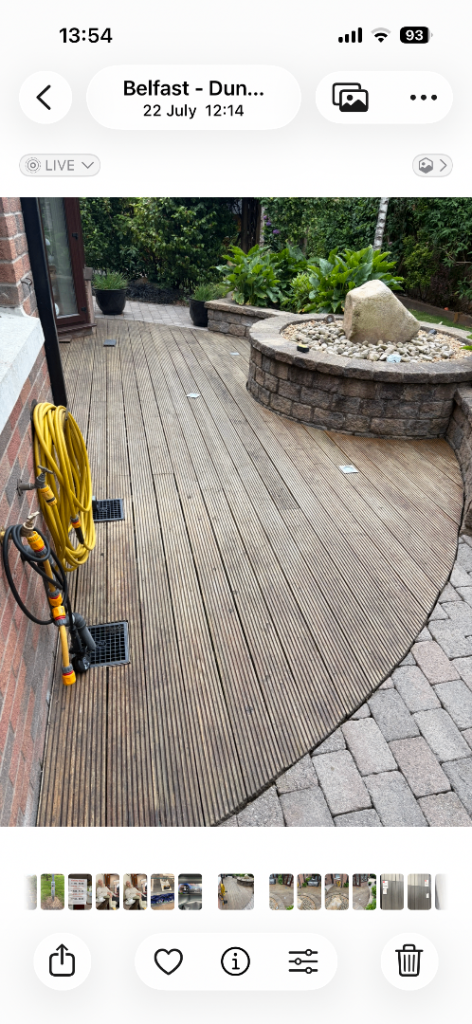 Old deck and subframe for Firewood
