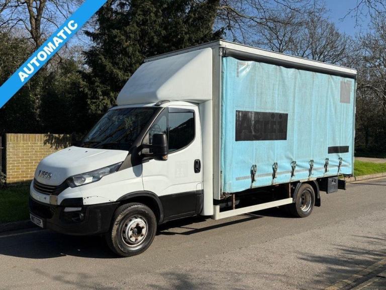 2017 17 IVECO DAILY 3.0D HPI 70C21 HIMATIC AUTOMATIC EURO 6 MWB 15FT CURTAINSIDE