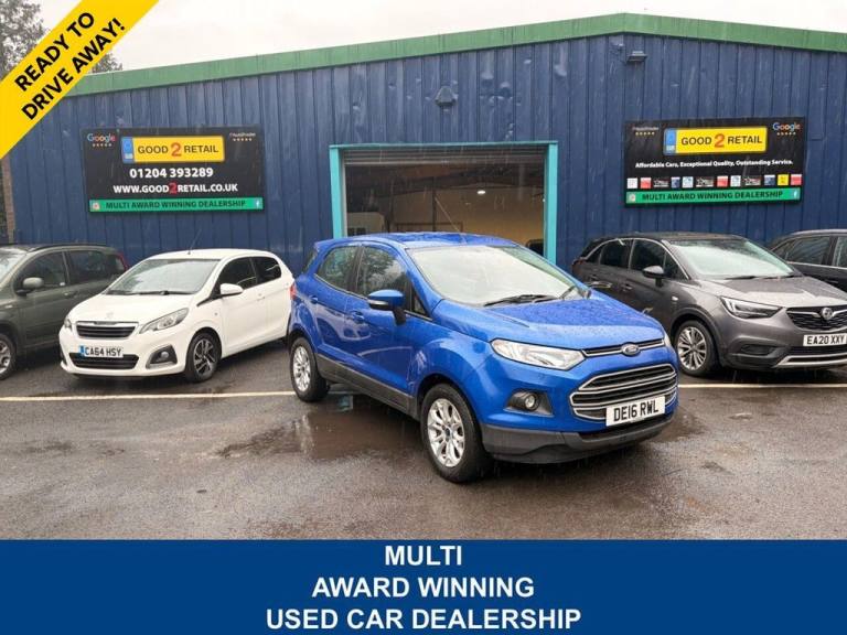 2016 Ford Ecosport 1.0T EcoBoost Zetec SUV 5dr Petrol Manual 2WD Euro 6 (s/s) (125 ps) HATCHBACK ...