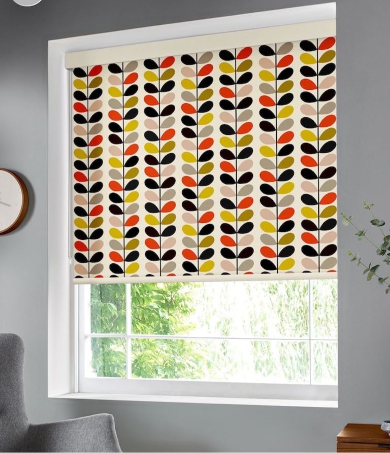 Orla Kiely Linear Stem Roller Blinds - Tomato x3 (See description for prices)