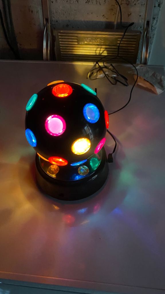 Rotating Disco Light 