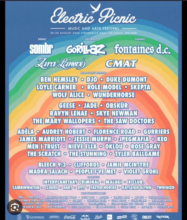 2 electric picnic tickets 