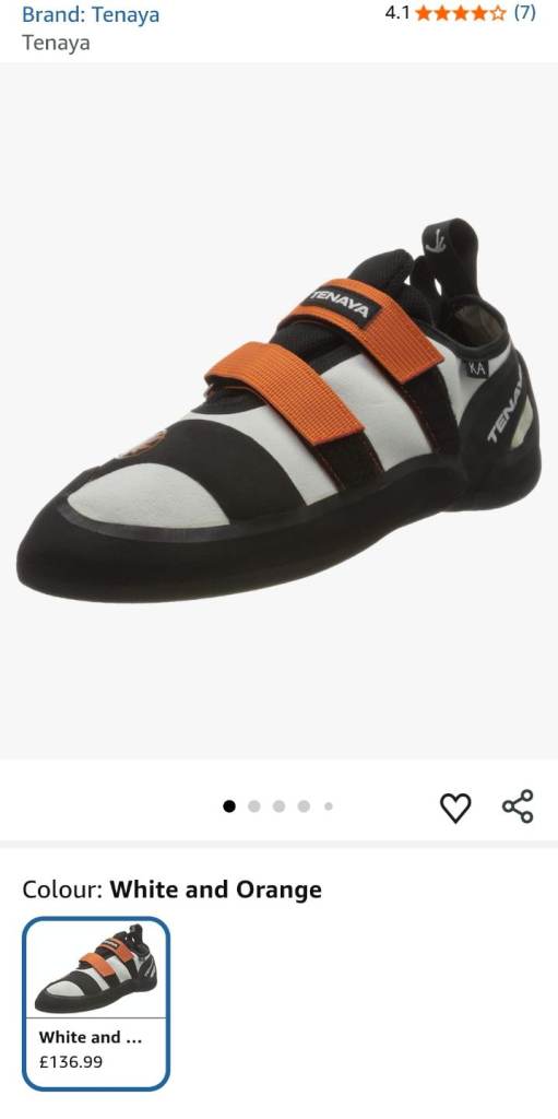 Tenaya Ra rock size 5 climbing shoe – Climbing