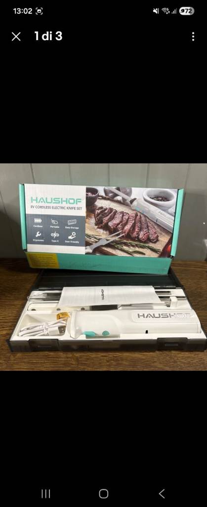 HAUSHOF 8V Cordless Electric  Set – With Case – Excellent Condition