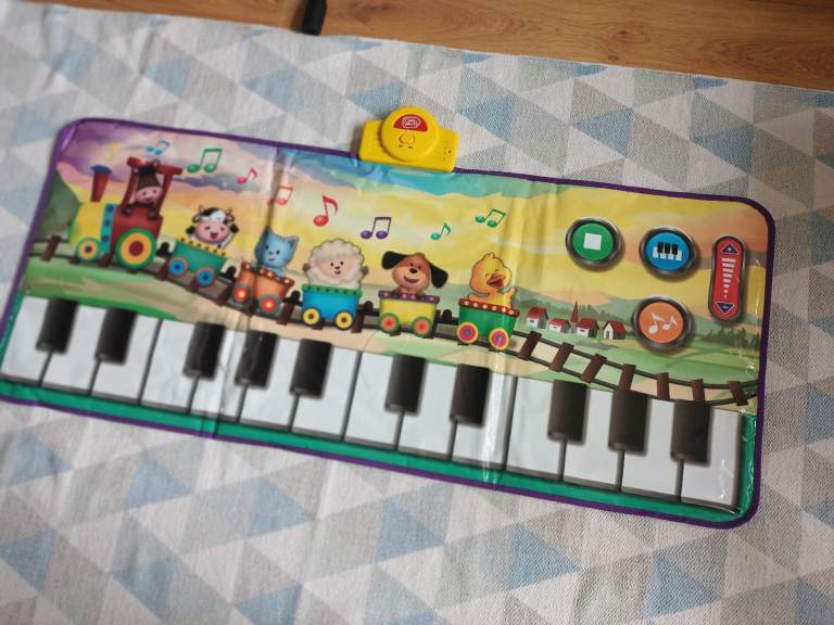 Large floor piano mat