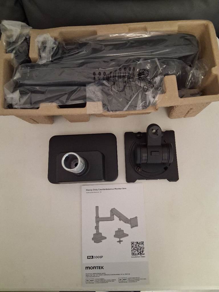 heavy duty counterbalance monitor arm new boxed