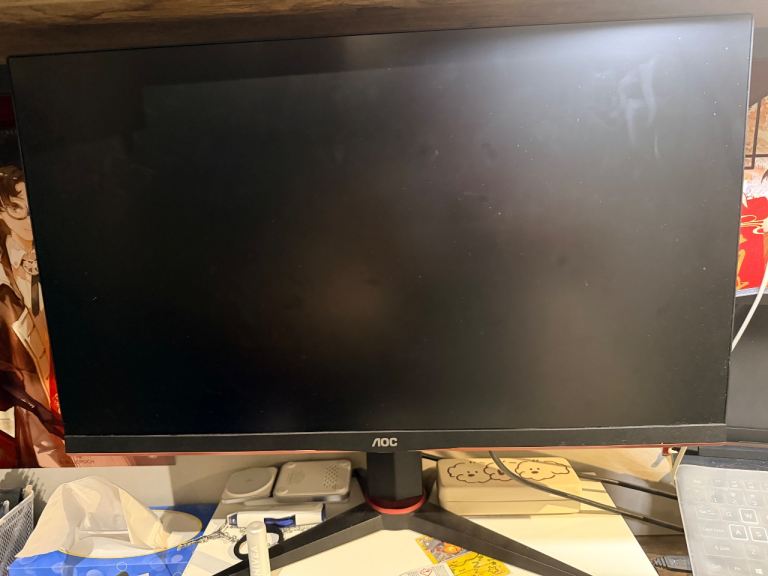 AOC Computer Monitor – Black, Good Condition