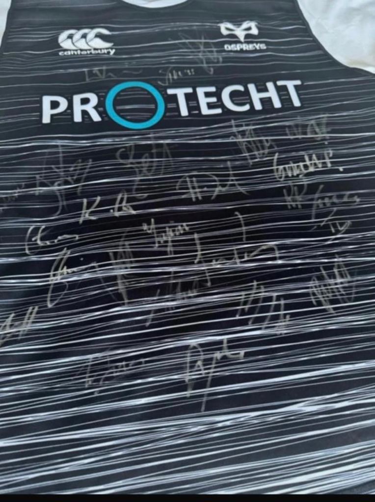Ospreys signed jersey 