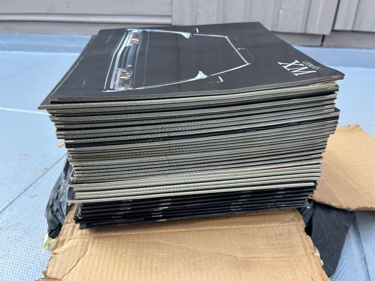 A lot of CITROEN XM SALES BROCHURES, AND BOOKS
