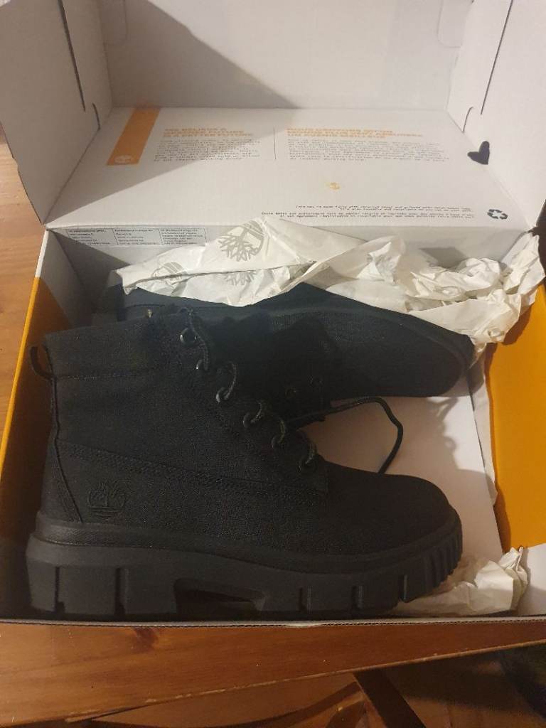image for Brand new boxed timberland black boots size 7