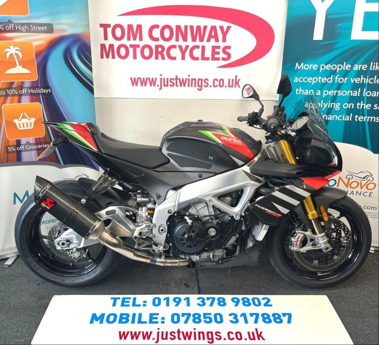 APRILIA TUONO 1100 V4 FACTORY, 2020(20), 7,067 MILES, FSH, IMMACULATE, £9995