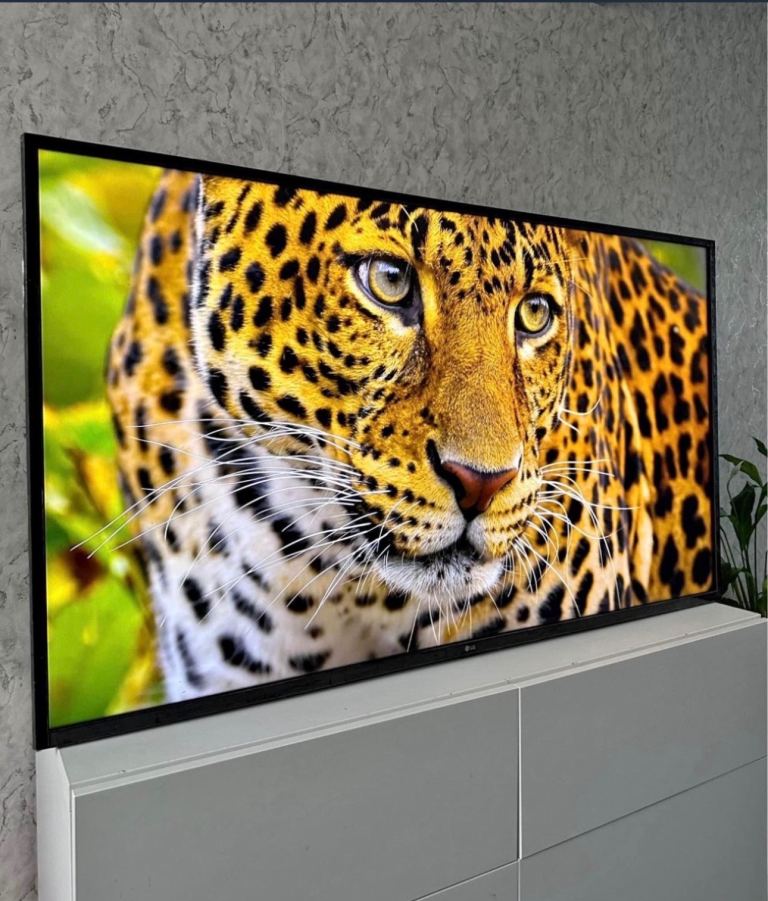 image for 65” Led LG   Full Hd 1080P tv Hdmi Usb   Good working condition-  Wall Mount Included-  Not Smart
