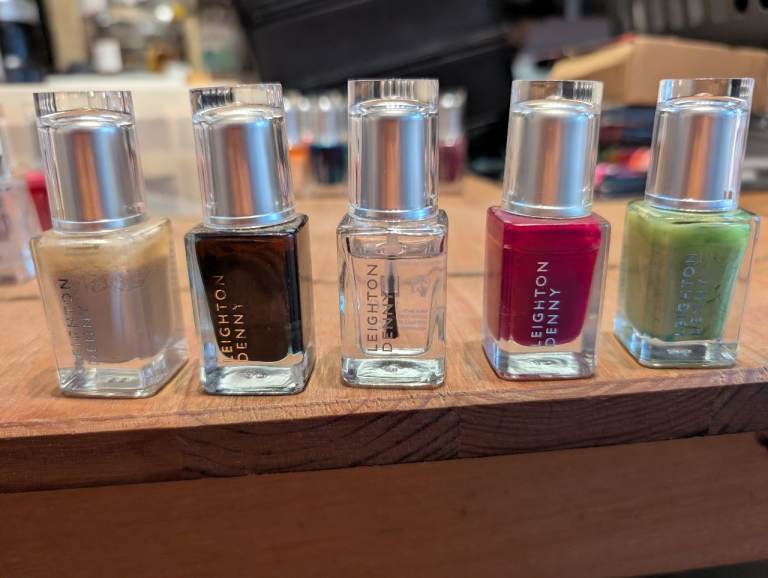 Leighton Denny Nail Polish Set – 5 NEW Bottles